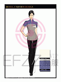 酒店中餐服務(wù)員制服設(shè)計(jì)1618