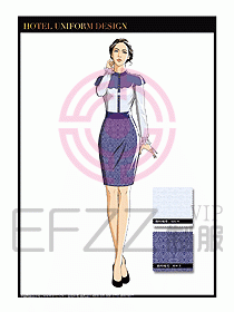 酒店中餐服務(wù)員制服設(shè)計(jì)1620