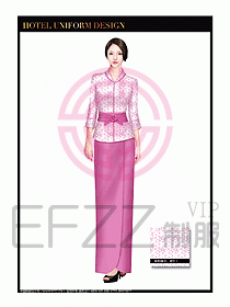 水療SPA咨客迎賓制服設(shè)計(jì)340