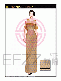 水療SPA咨客迎賓制服設(shè)計(jì)344