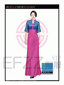 水療SPA咨客迎賓制服設(shè)計348