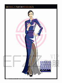 水療SPA咨客迎賓制服設(shè)計367