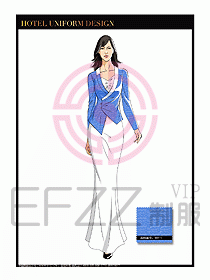 水療SPA咨客迎賓制服設(shè)計371