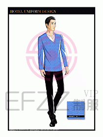 SPA會所服務(wù)生制服設(shè)計圖402