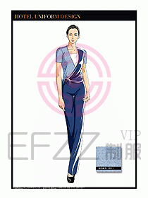 SPA會所服務(wù)生制服設(shè)計圖404