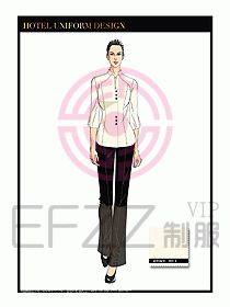 SPA會所服務(wù)生制服設(shè)計圖418