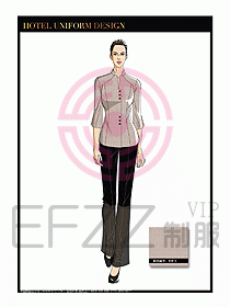 SPA會所服務(wù)生制服設(shè)計(jì)圖417