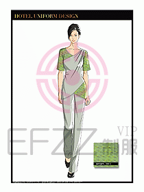 SPA會所服務生制服設計圖426