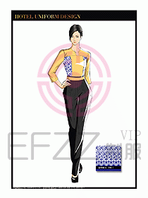 SPA會所服務(wù)生制服設(shè)計(jì)圖433