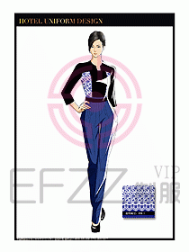 SPA會所服務(wù)生制服設(shè)計圖434