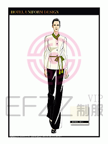 SPA會(huì)所服務(wù)生制服設(shè)計(jì)圖441