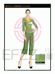 按摩技師美容制服設(shè)計1120