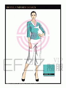 按摩技師美容制服設(shè)計1135