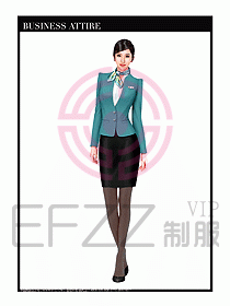 職業(yè)裝空姐服制服設(shè)計圖758