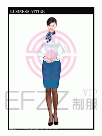 職業(yè)裝空姐服制服設(shè)計(jì)圖763