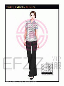 按摩技師美容制服設(shè)計1157