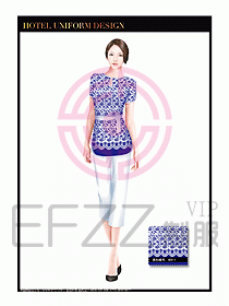 按摩技師美容制服設(shè)計(jì)1162