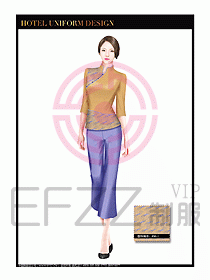 按摩技師美容制服設(shè)計1161