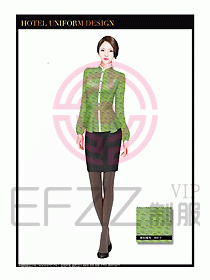 按摩技師美容制服設計1177