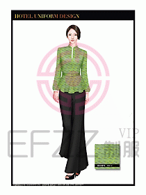 按摩技師美容制服設(shè)計1180