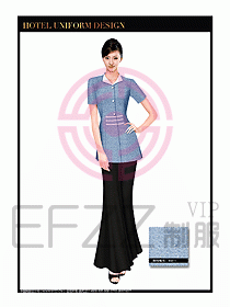 按摩技師美容制服設(shè)計(jì)1191