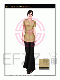 按摩技師美容制服設(shè)計(jì)1195