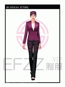 職業(yè)裝空姐服制服設(shè)計(jì)圖775