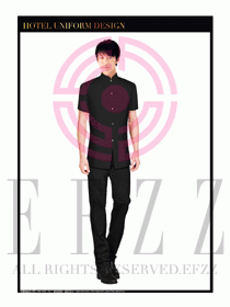酒店中餐服務(wù)員制服設(shè)計1623