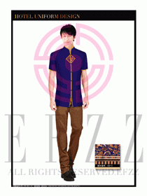 酒店中餐服務(wù)員制服設(shè)計1622