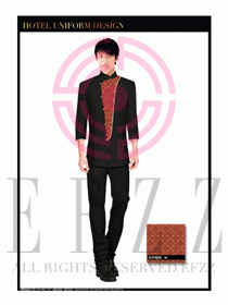 酒店中餐服務(wù)員制服設(shè)計1629