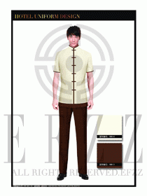 酒店中餐服務(wù)員制服設(shè)計1653