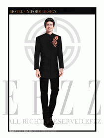 酒店中餐服務(wù)員制服設(shè)計1663