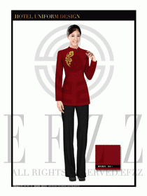 酒店中餐服務(wù)員制服設(shè)計1669