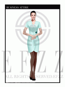 女職業(yè)裝夏裝連衣裙設(shè)計(jì)420