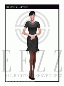 專賣店營業(yè)員職業(yè)裝設(shè)計圖1320