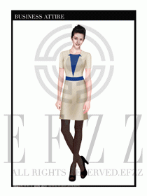 專賣店營業(yè)員職業(yè)裝設(shè)計圖1331