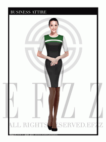 專賣店營業(yè)員職業(yè)裝設(shè)計圖1338