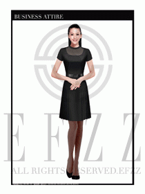 專賣店?duì)I業(yè)員職業(yè)裝設(shè)計(jì)圖1343