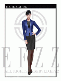 專賣店營業(yè)員職業(yè)裝設(shè)計圖1341