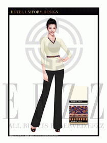 按摩技師美容師職業(yè)制服1256