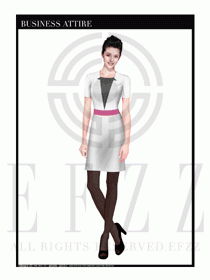 珠寶營(yíng)業(yè)員職業(yè)裝店員制服1384