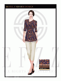 SPA會所服務(wù)生制服設(shè)計圖449