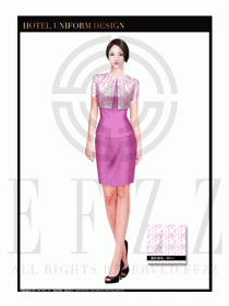 SPA會所服務(wù)生制服設(shè)計圖460