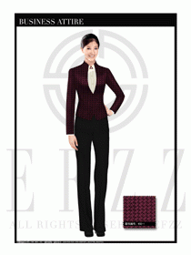 女時尚OL職業(yè)裝設(shè)計圖1008