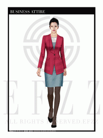 女時(shí)尚OL職業(yè)裝設(shè)計(jì)圖1016