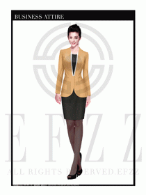 女時(shí)尚OL職業(yè)裝設(shè)計(jì)圖1017