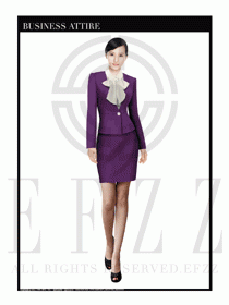 女時尚OL職業(yè)裝設(shè)計(jì)圖1021