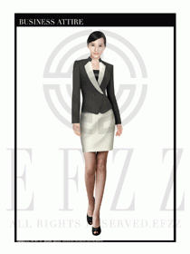 女時尚OL職業(yè)裝設(shè)計圖1022