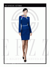 女時(shí)尚OL職業(yè)裝設(shè)計(jì)圖1026
