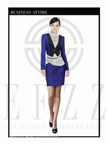 女時(shí)尚OL職業(yè)裝設(shè)計(jì)圖1036
